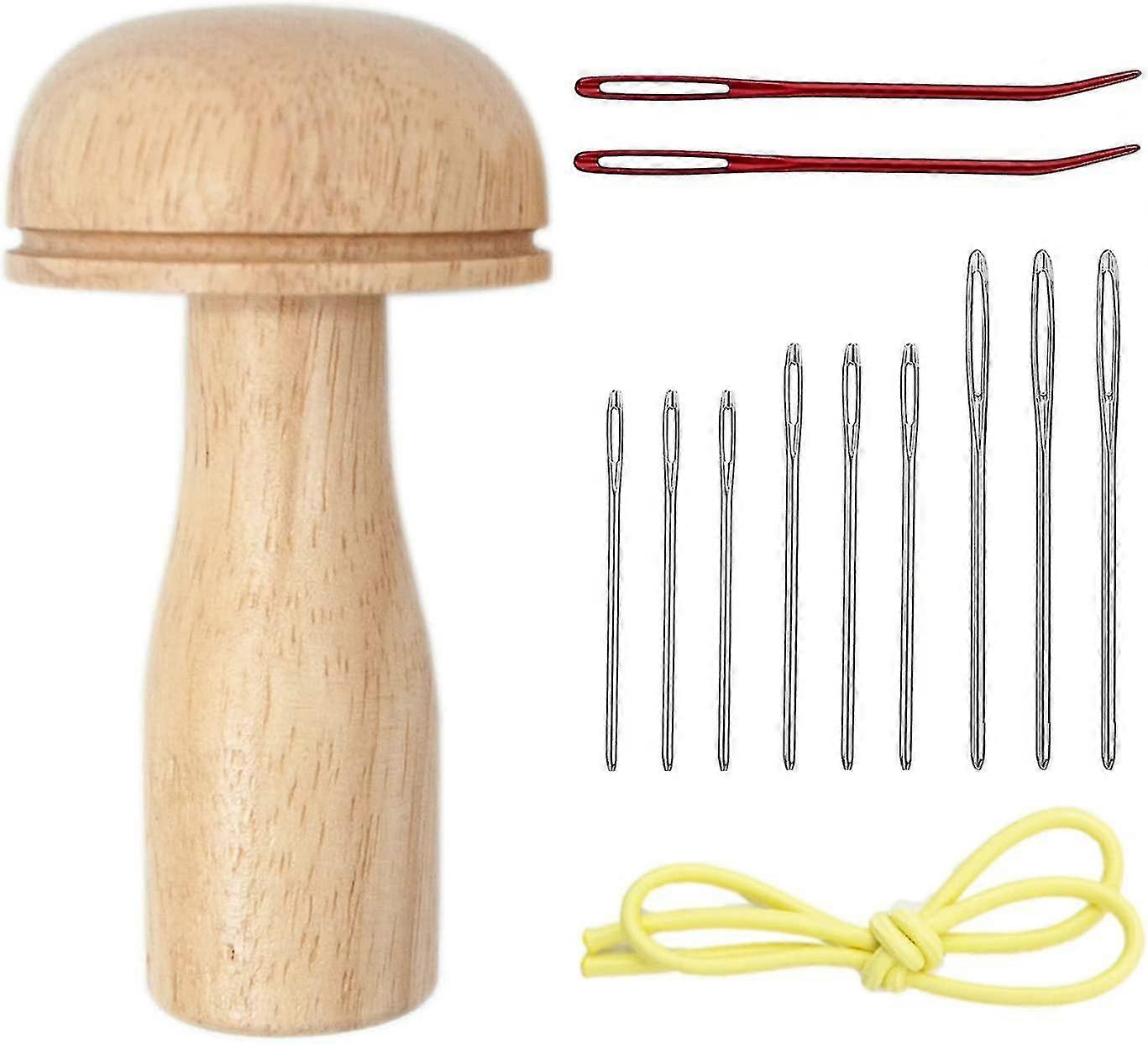 Benetter Darning Needle With Cute Darning Mushroom 13pcs Sewing Kit Darning Kit Nice Gift