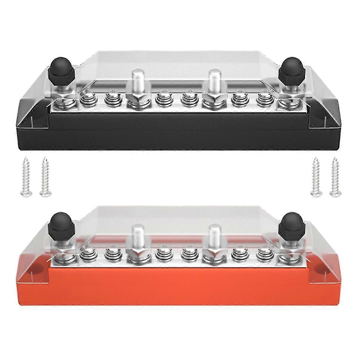 Positive And Negative Bus Power Supply 12v Distribution Block /m6 Automotive Terminal Block Stud Marine Terminal Bus
