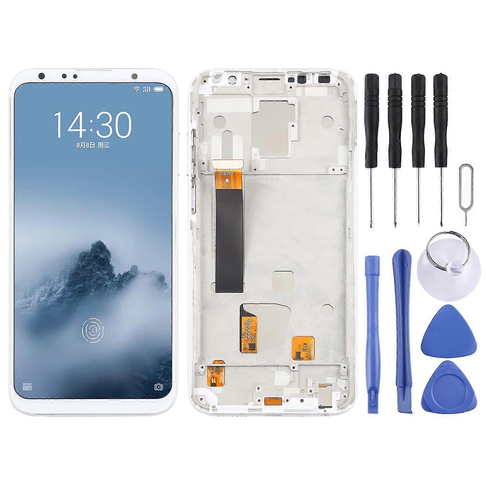 TFT LCD Screen for Meizu 16 Plus Digitizer Full embly with Frame, Not Supporting Finger Identification
