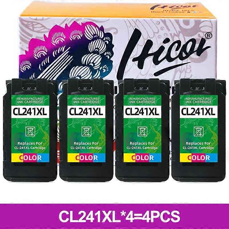 Remanufactured Ink Cartridges Replace for Canon PG241 CL-241XL 240 241XL Color for MG3620 TS5120 MG2120 MG3520 MX452 512