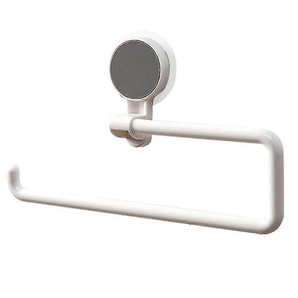 Self-Adhesive Kitchen Bathroom Towel Paper Roll Rack - Multi-Function Bathroom Holder