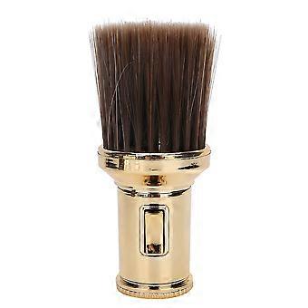 Multifunktionale gebrochene Haare Sweep Bürste Hals Staubbürste Bart Rasierbürste kompatibel Barber ShopGold
