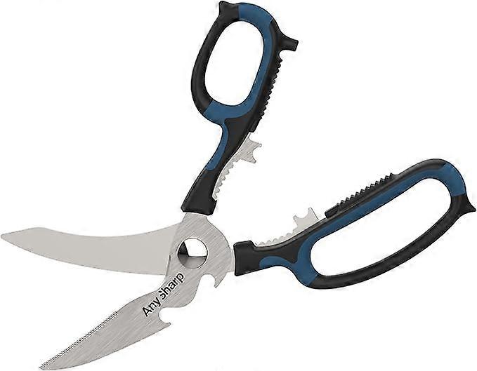 5-in-1 Smart Scissors - Cut Anything Multi-Purpose Kitchen and Garden Scissors - Black