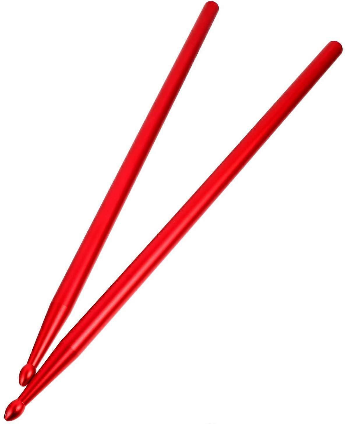 1 Çift 5A Davul Çubukları Profesyonel Metal Davul Çubukları Vurmalı Çalgı Aksesuarları