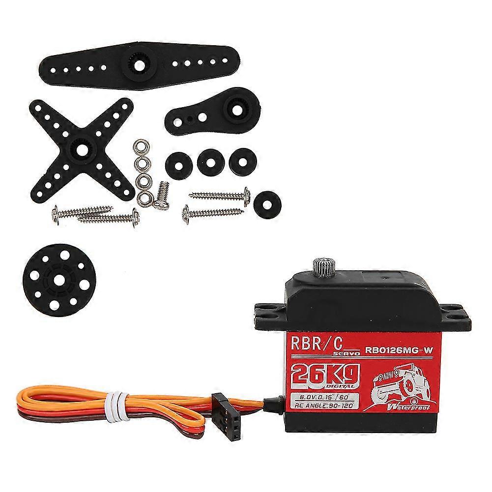 High Torque Metal Gear Digital Servo 26KG for RC Robot Crawler Car Boat (18 110)