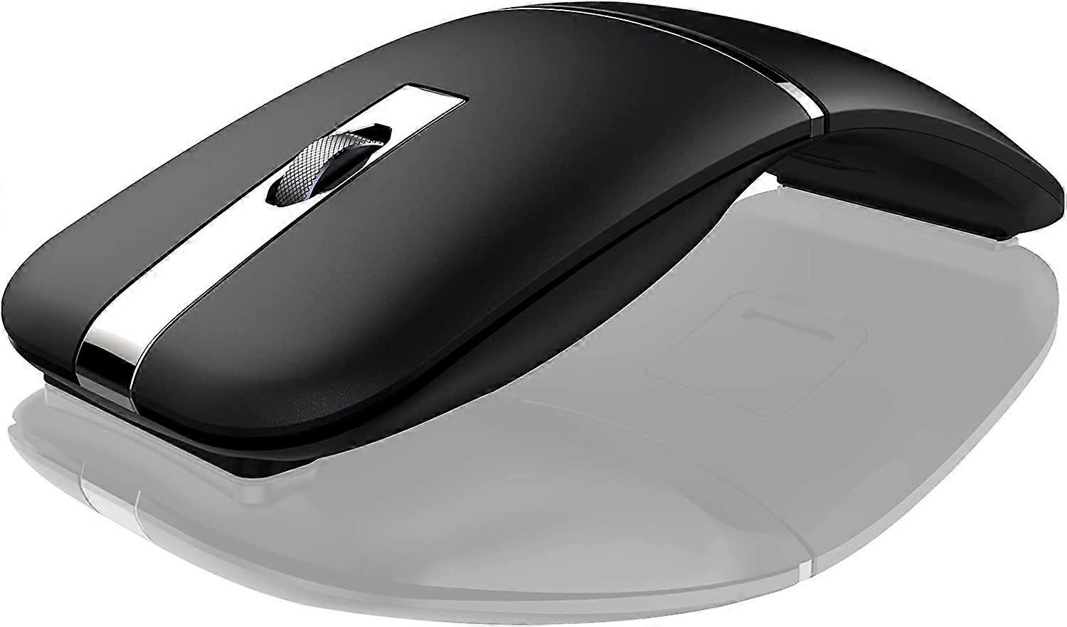 Wireless Mouse Rechargeable Mute Suitable for Travel Cordless Bluetooth Laptop Mouse Folding Ultra-thin