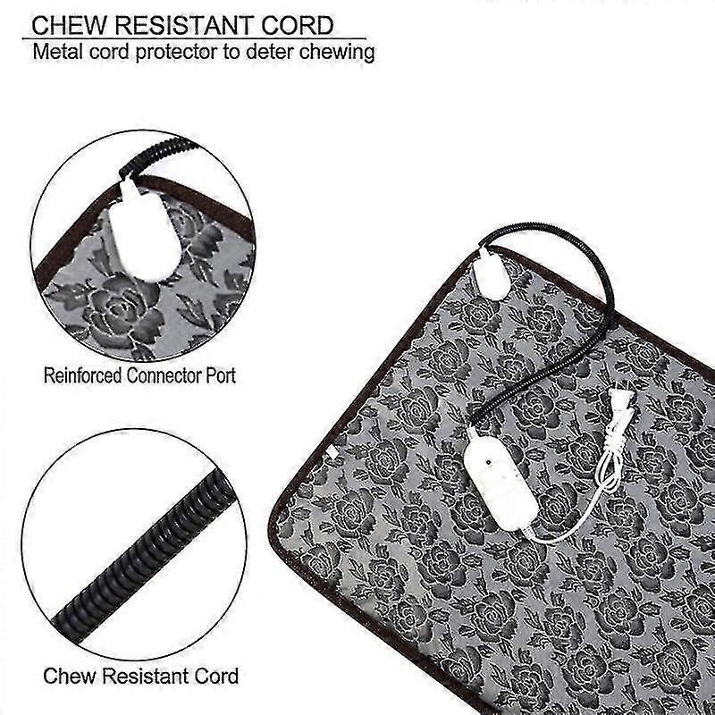 防水ペット電気加熱パッド犬猫カーペットウォーミングマット咀嚼耐性スチールコード付き