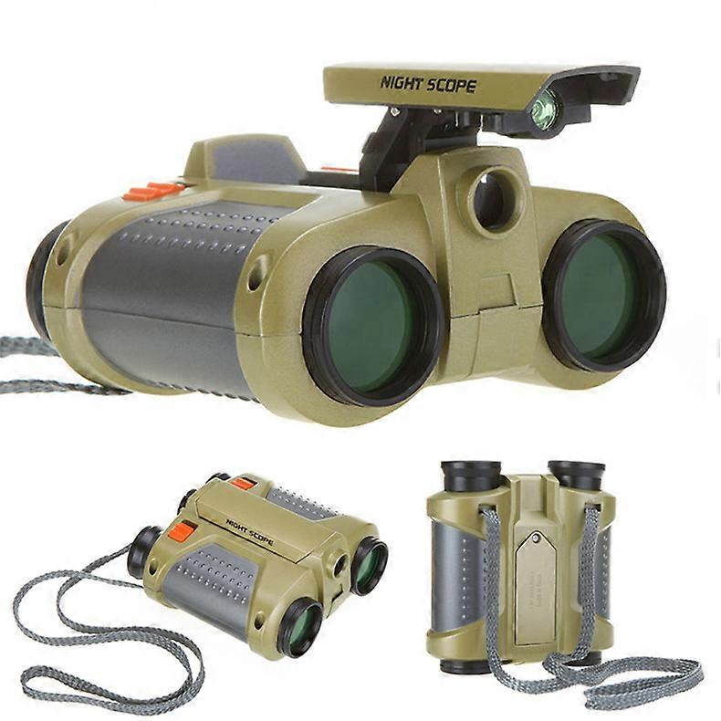 Compact Children's Binoculars: 4X30 High Magnification, Shockproof, Waterproof, and Lightweight with Adjustable Focus