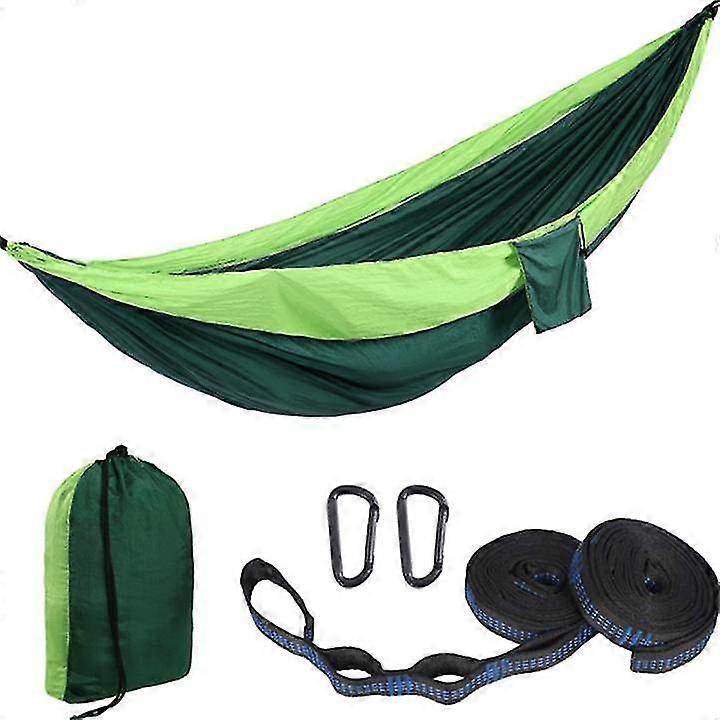 Cloth Hammock & Camping Hammock, Portable Hammock, Lightweight Nylon Parachute Hammock, Suitable For Backpacking Traveling, Beach, Backyard, Patio And