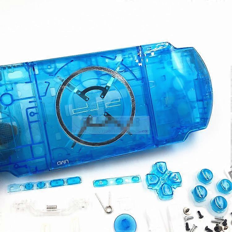 per PSP3000 PSP 3000 Console di gioco Custodia completa Shell Cover Case Blu chiaro