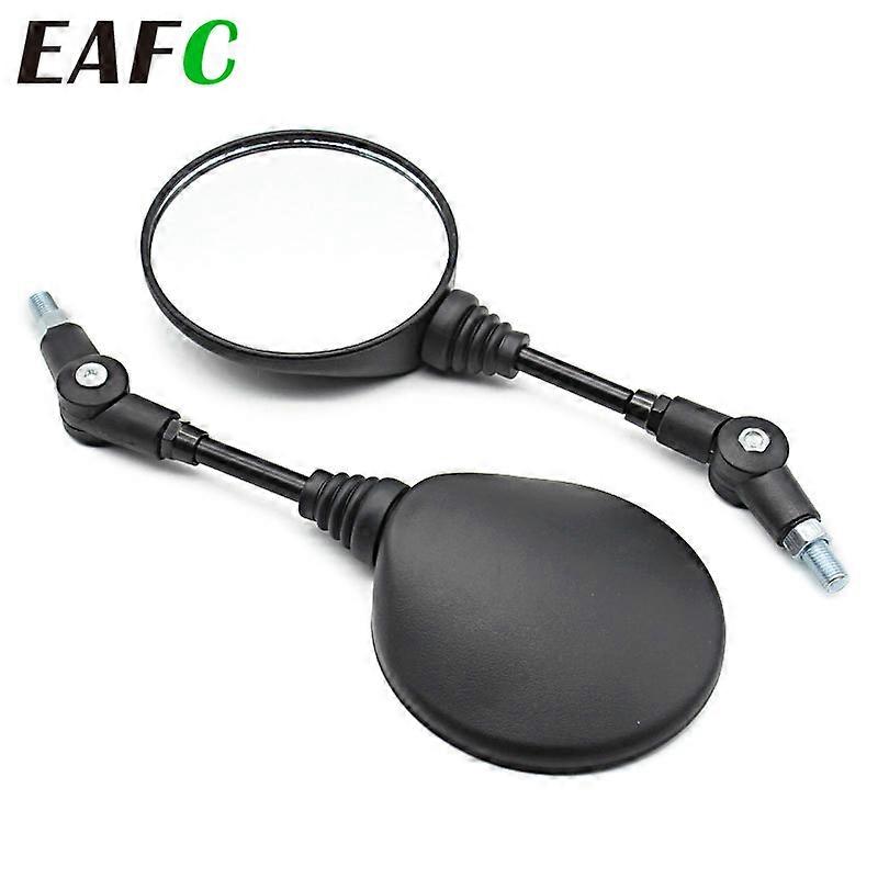 QX 2pcs Foldable Round 10MM Scooter Rear Mirror for KTM Mirror Motocross Accessories for Bike Rearview Motorcycle Mirrors