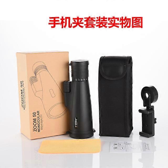 Outdoor Equipment 10-30x50 Powerful Monocular Longng Range Zoom Pocket Spotting Telescope Eyeglass BAK4 HD Handheld Optic