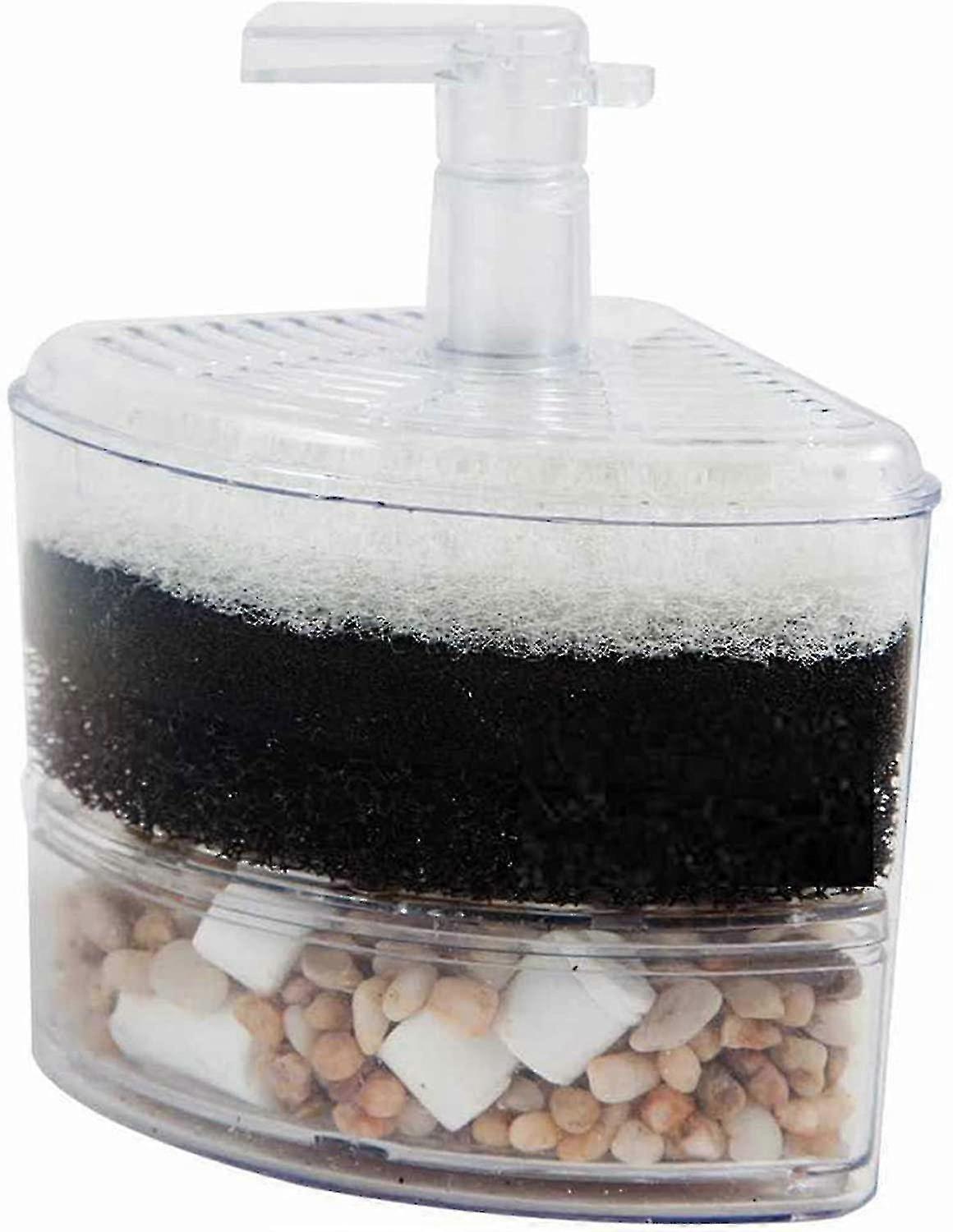 Corner Filter Aquarium Fish Tank Inal Air Driven Filter