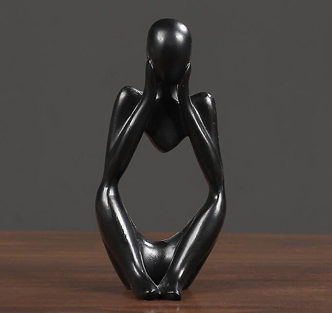 13 CM Thinker Style Decoration Abstract Sculptures , Figurines for Home Decor, Modern Office Shelf Desktop ornament
