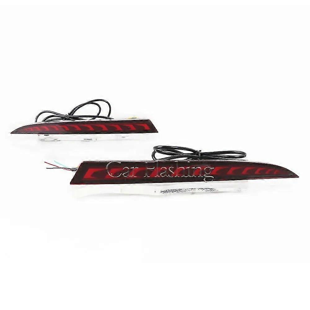 2 stk for Honda HR-V HRV RS 2022 2023 LED støtfangerlys bakre tåkelys bremselys dynamisk blinklys reflektor