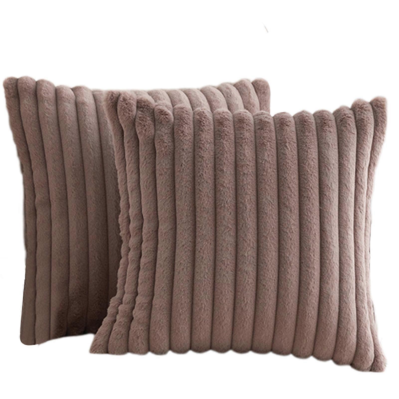 2pcs Striped Decorative Throw Pillow Covers Modern Farmhouse Home Decor Pillowcase for Home Bedroom