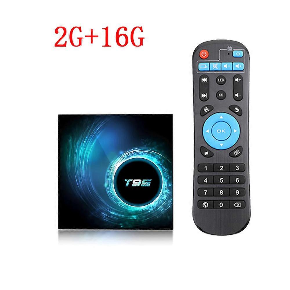 T95 tv box 2023 Android 10 iptv 8 Go 128 Go allwinner H616 support quad core 6k 3d h.265 4G 5G Dual WiFi BT 5.0 Smart top case