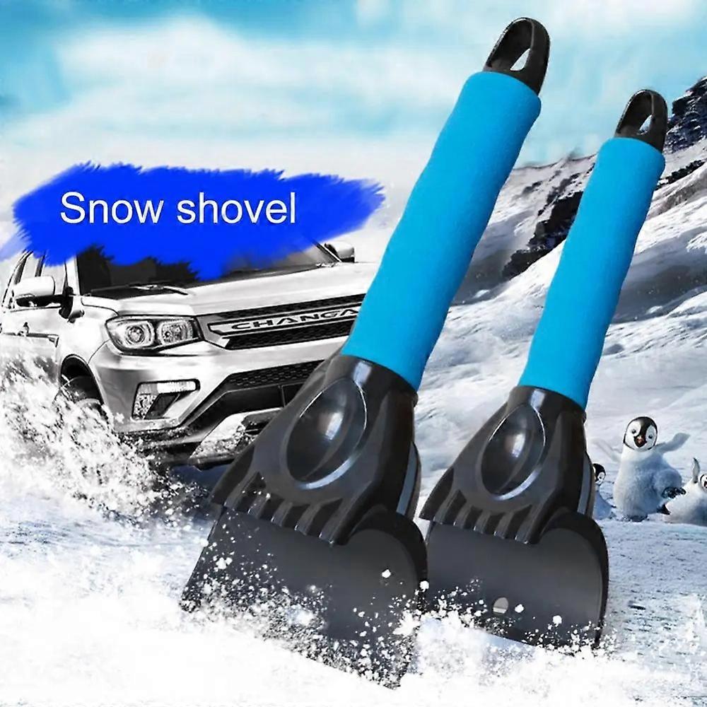 Vinter Bil Snöborttagare Shovel Ice Scraper Vindruterengörare Vinter Windows Is Snö Frostborttagning Torkarverktyg Bil Styling Tillbehör