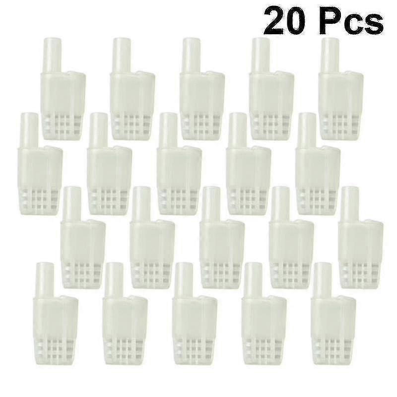 20pcs Beekeeping Tools New Type Queen Bee Cage Avoiding Moving Insect Bee Box Creative Queen Bee Catching Cage For Beekeeping Use White