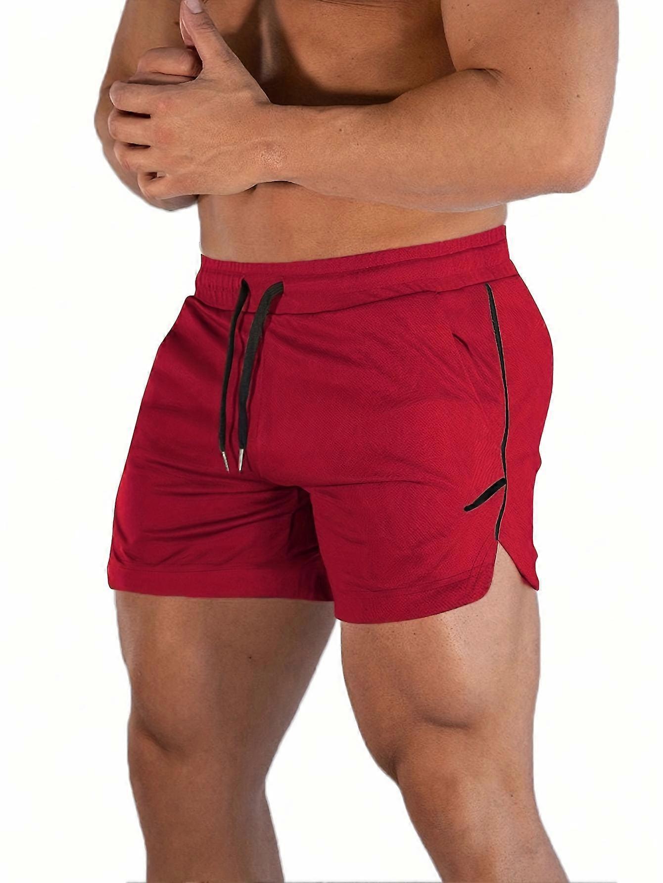 New style Men's Casual Quick Drying Active Shorts, Chic Breathable Sports Shorts For Gym Workout Training Basketball