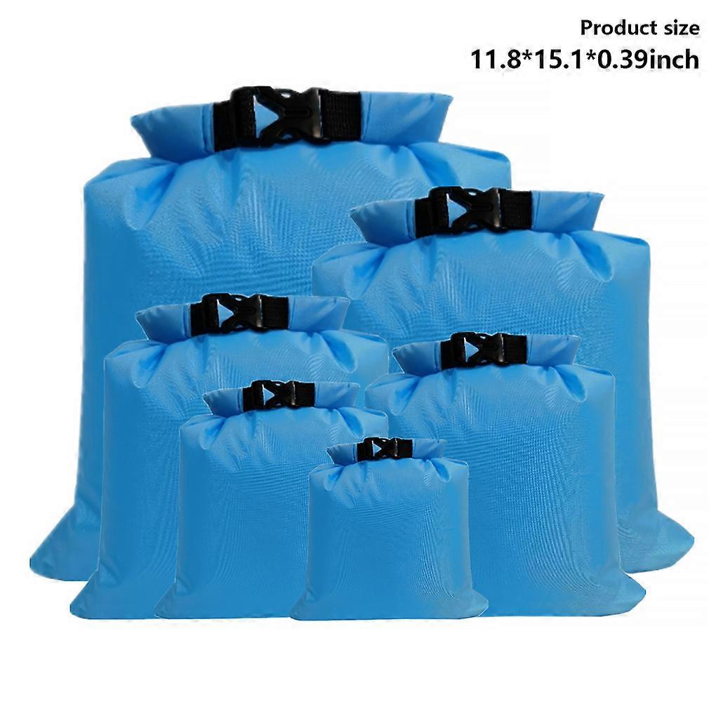 عبوة من 6 حقيبة للتجديف بالكاياك للماء وحقيبة ملابس محمولة كتب تخزين مجموعات تغليف اكسسوارات جيب أسود