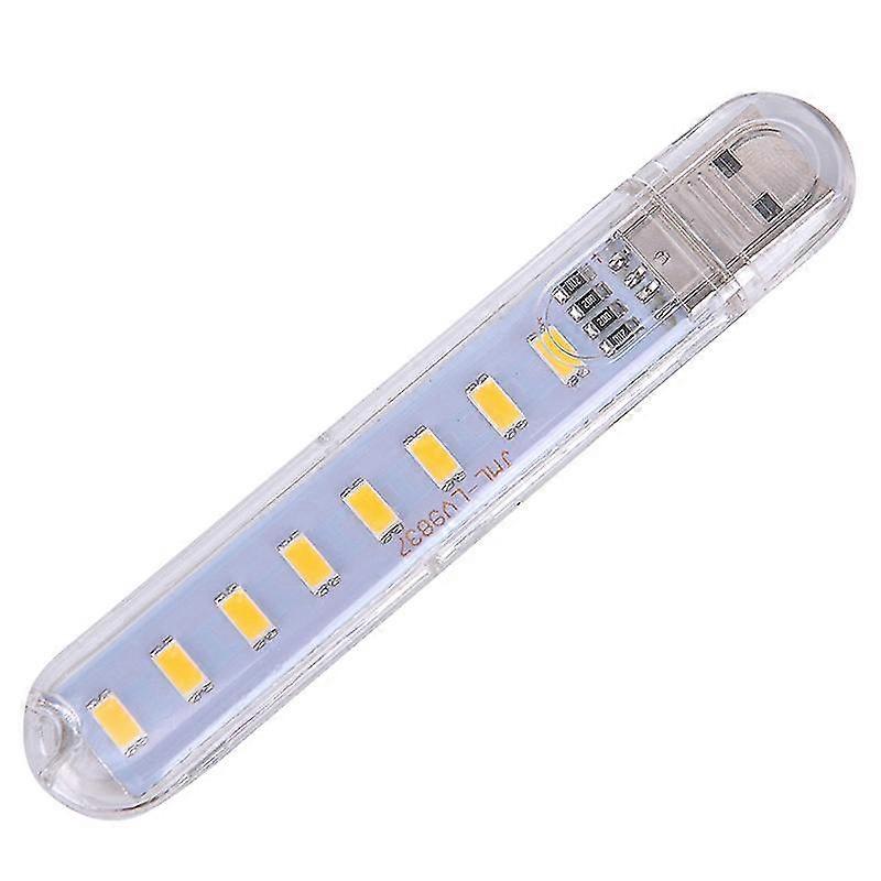 Mini Led Portable 5v 8 Led Usb Lighting Computer Mobile Power Lamp Night Light Shytmv