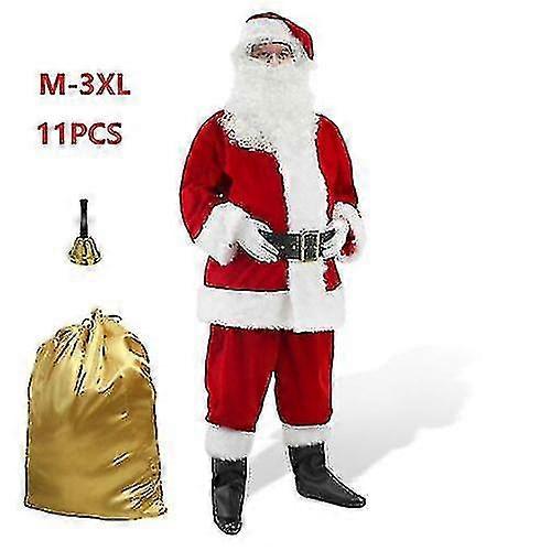 Babbo Natale Set Di 11 Pezzi rosso 3XL
