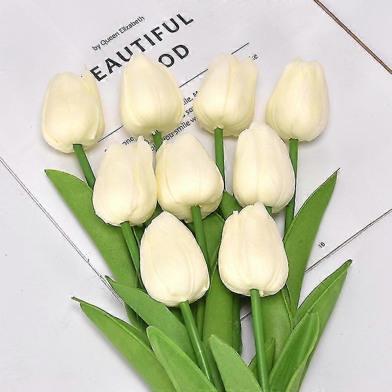 10pcs Artificial Fake Flower Tulip Material Touch For Wedding Home Hotel Rat And Diy R