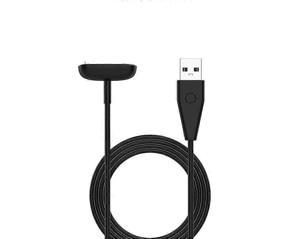 For Fitbit Luxe Smart Watch Magnetic Charger USB Charging Cable with Reset Button, Length:1m