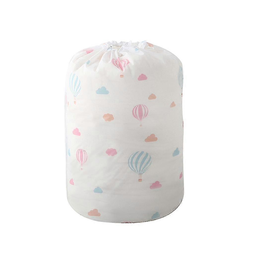 Foldable Storage Bag Drawstring Organizer Cylinder Pouch Housekeeping Container