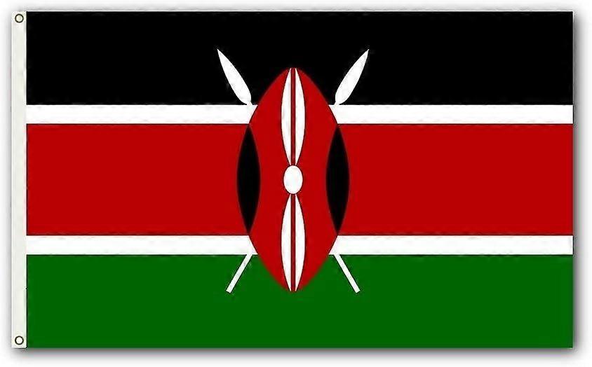 Kenya utendørs flagg QQZ384