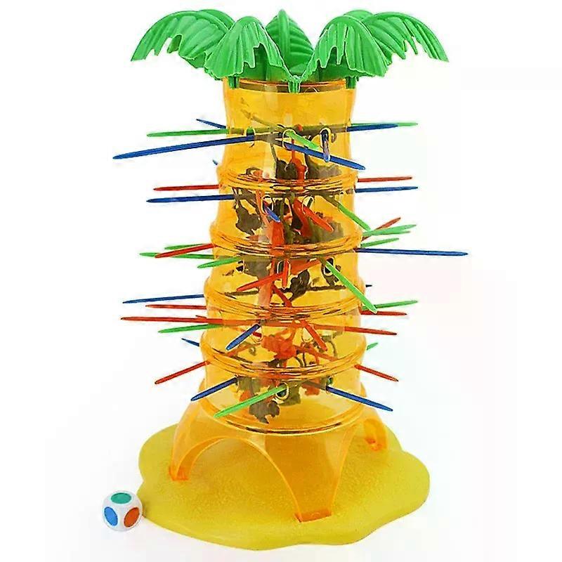 Children Mini Balance Tree Flipping Monkey Lottery Game Monkey Falls Down Family party Interactive Desktop Board Draw Game Toy Gifts