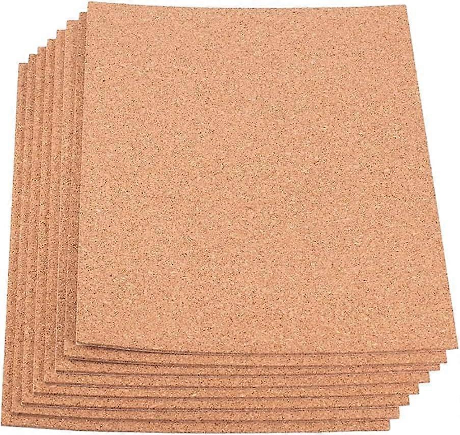Self-Adhesive Cork Sheets A4 Size, Natural Insulation for Table Mats, Coasters, Crafts, and Home Decor