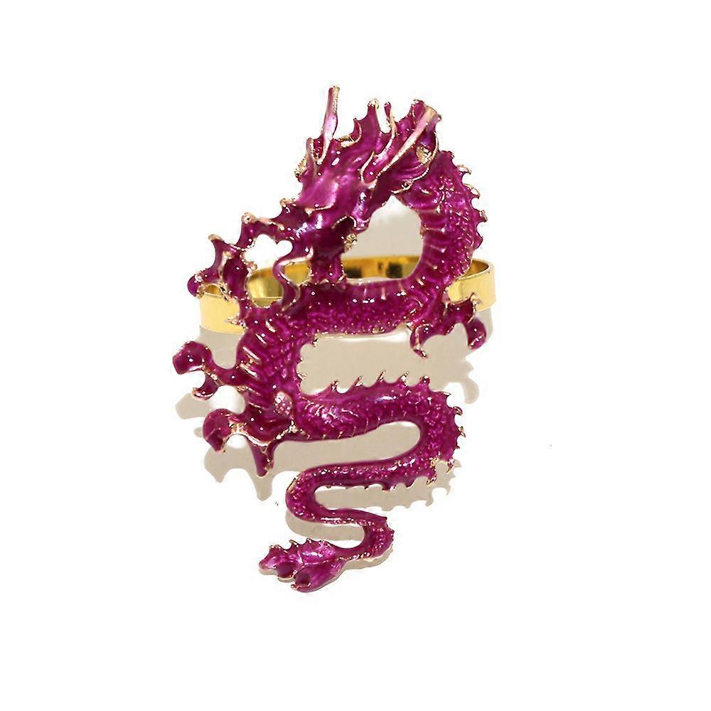 Dragon napkin buckle napkin ring creative dragon totem shape tissue ring