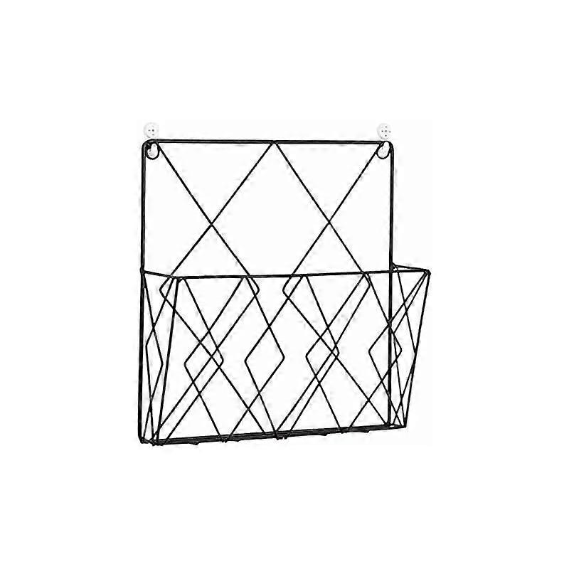 3pcs-shelf-black 2pcs white large traceless nails