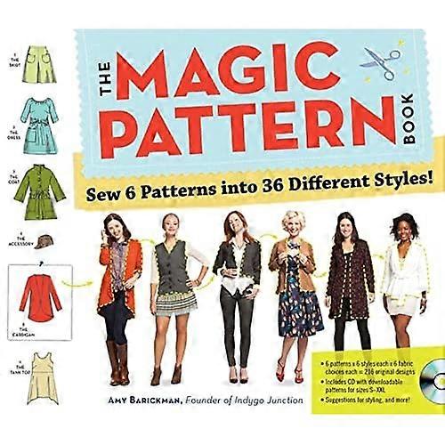 The Magic Pattern Book: Sew 6 Patterns Into 36 Different Styles!