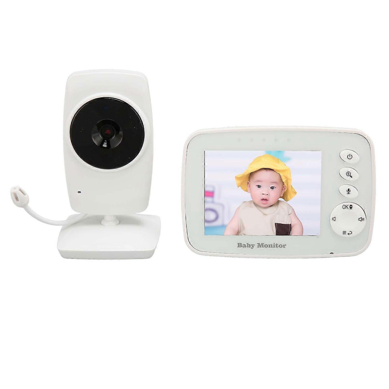 Baby Monitor with Camera and Audio HD 1080P 3.2inch Display Night Vision Two Way Talk Wireless Video