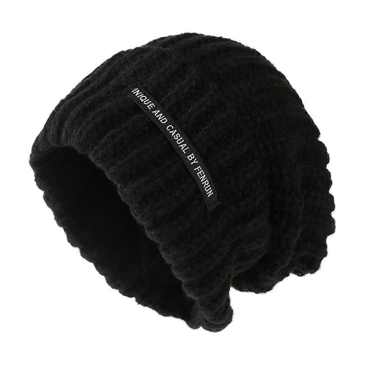 Knitted, Winter, Hat, Warm, Soft, Cuffed, Skiing