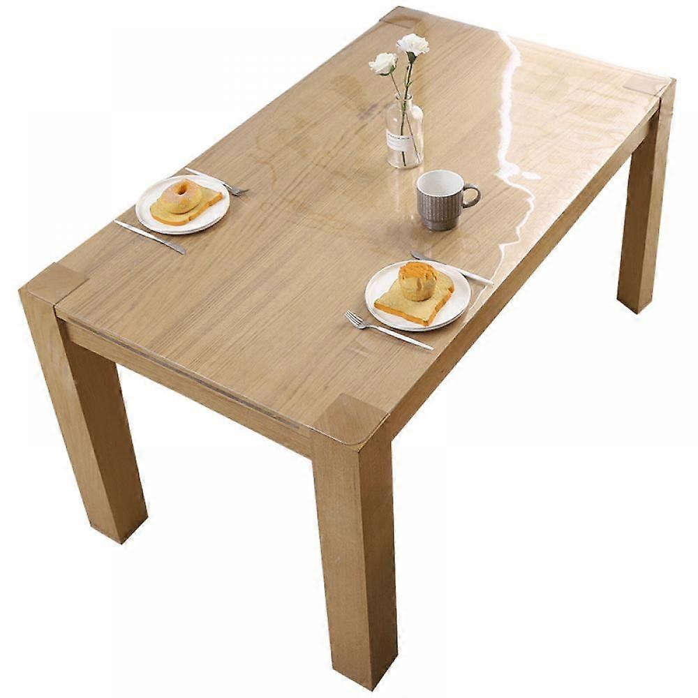 透明PVCテーブルマットソフトガラステーブルクロス防水耐油使い捨てコーヒーテーブルテーブルマットクリスタルプレート