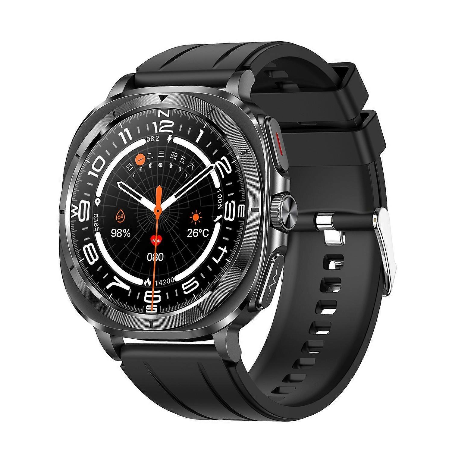 ET492 Tela AMOLED de 1,43 polegadas com pulseira de silicone relógio inteligente