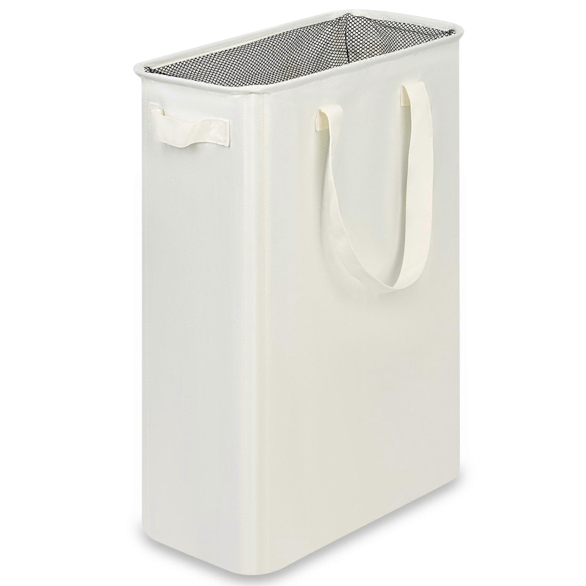 Foldable Laundry Basket 12.7 Gallons (48L) for Laundry Room and Dorm, Space-Saving Design, Portable Storage Solution