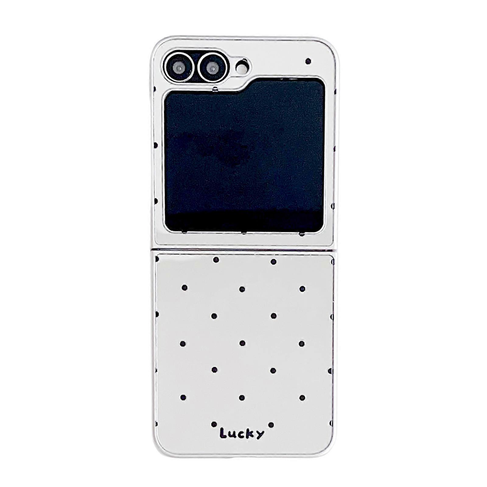 Mirror Polka Dot PC Folding Phone Case