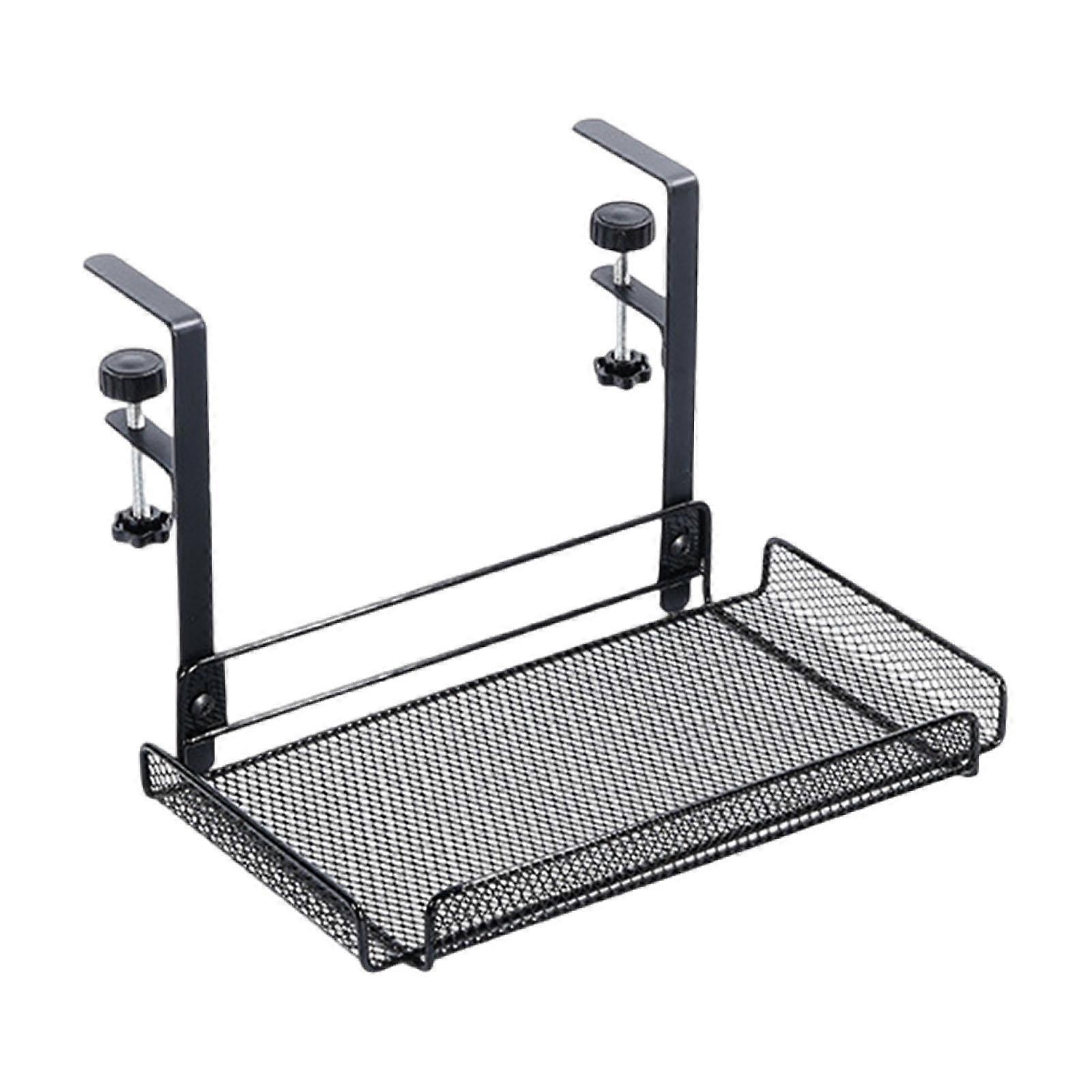 Cable Management Tray under Desk Organizer Practical Portable Metal Space Saving