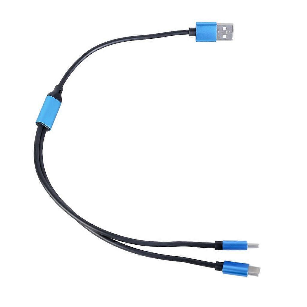 USB A To Double Type C Splitter Cable With 480Mbps Data Transfer 80W Charging