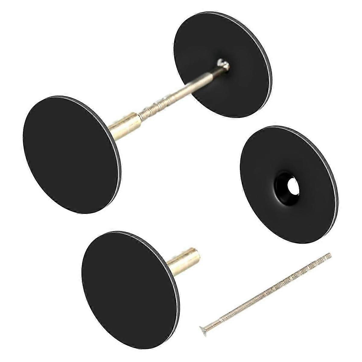 2er-Pack Türloch-Abdeckplatte, Türknaufgriff-Lochfüllplatte, Metall-Verbindungsschrauben Riegel C
