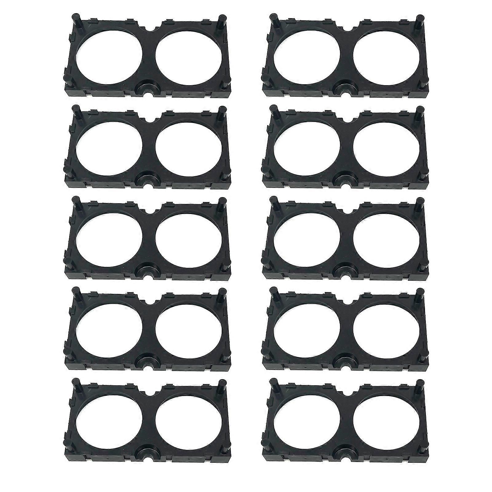 10 Adet 46160 Lityum Pil Hücre Tutucu Plastik Tutucu Braketi Güvenlik Titreşim Önleyici Kılıf DIY Projesi için 1x2Cell / 1x3cell