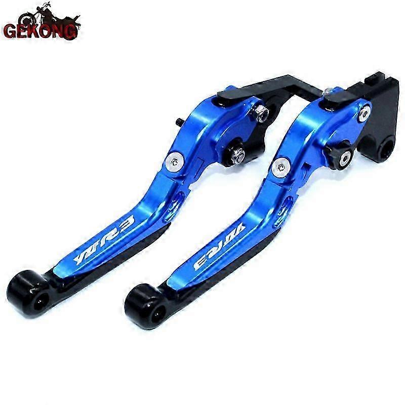 LOGO YZF-R3 For YAMAHA YZF R3 YZFR3 YZF-R3 2015-2016 Motorcycle Accessories CNN Folding Extendable Brake Clutch Levers