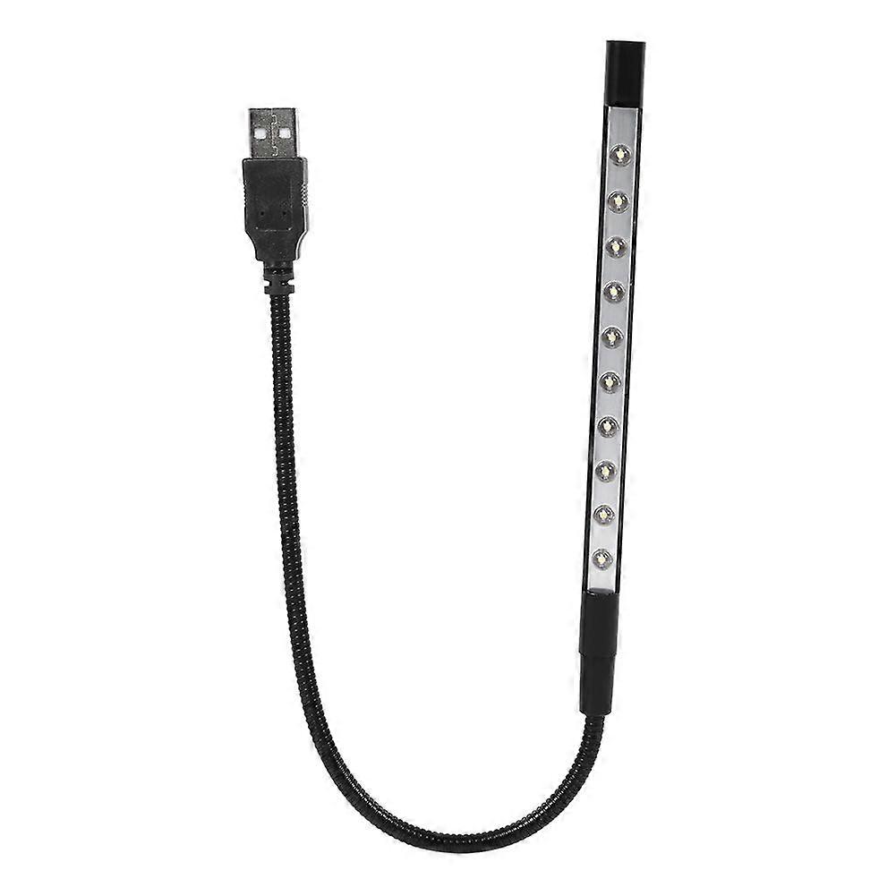 5V Flexible Mini USB LED Reading Light Flashlight for Laptop PC Computer Keyboard Black