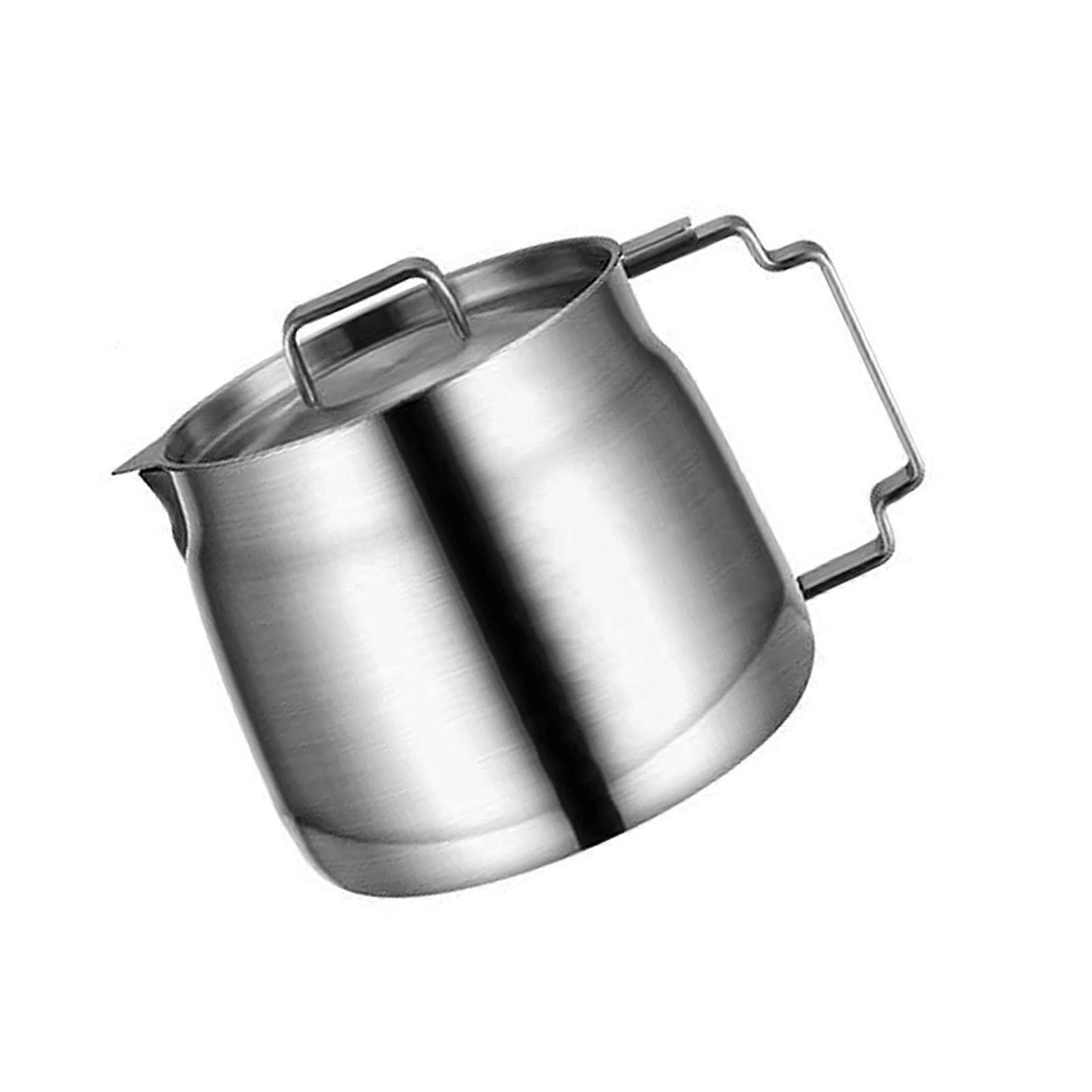 Grease Saver with Strainer, Oil Strainer Pot with Lid, Multi Functional Grease