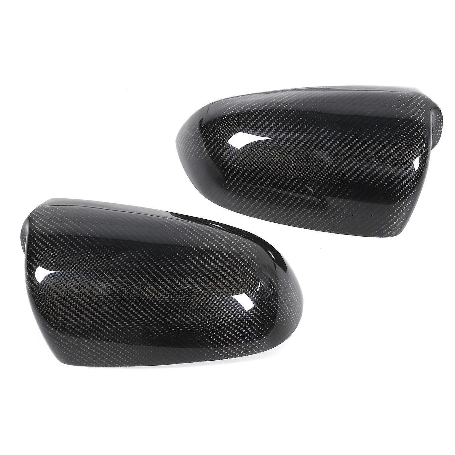 Carbon Fiber Wing Mirror Cover Decorative Sticker Trim Fit for A3 A4 B7 2004‑2008